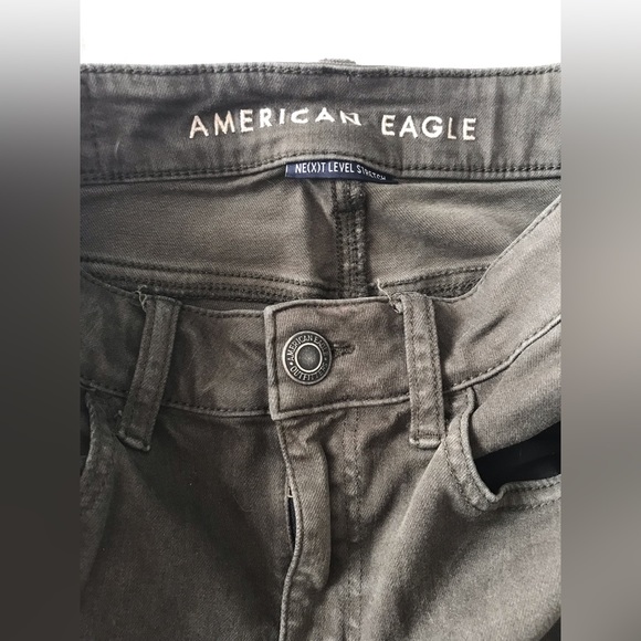American Eagles Outfitters Skinny Jeans Green 4 - Picture 3 of 4